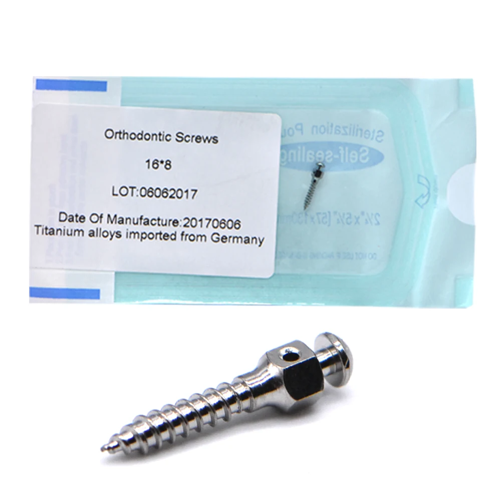 1 Set Screwdriver +10pcs Mini Screws Dental Orthodontic Screw Driver Micro Screw Driver Handle For Self Drilling Tool