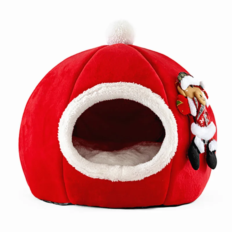 

Creative Sponge Cat Nest Christmas Pumpkin Kennel Bed Tent Pet Supplies Litter Mat Dog Houses for Large Cats Products for Pets