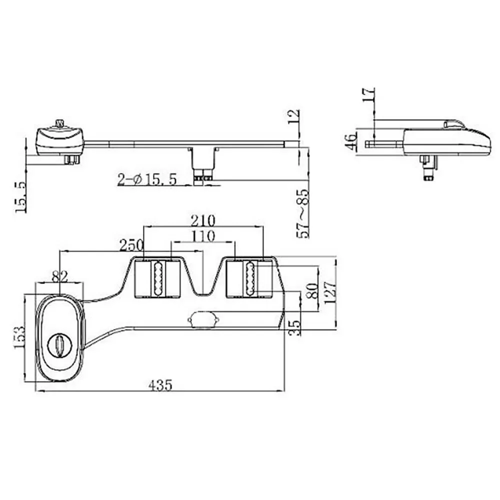 

G1/2 Portable Manual Bidet Toilet Seat Double Selfcleaning Water Nozzles Sprayer Brand New And High Quality
