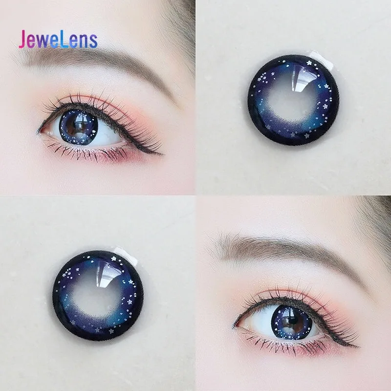 Цветные контактные линзы Jewelens Color ed цветные для глаз цветная красочная Косметика