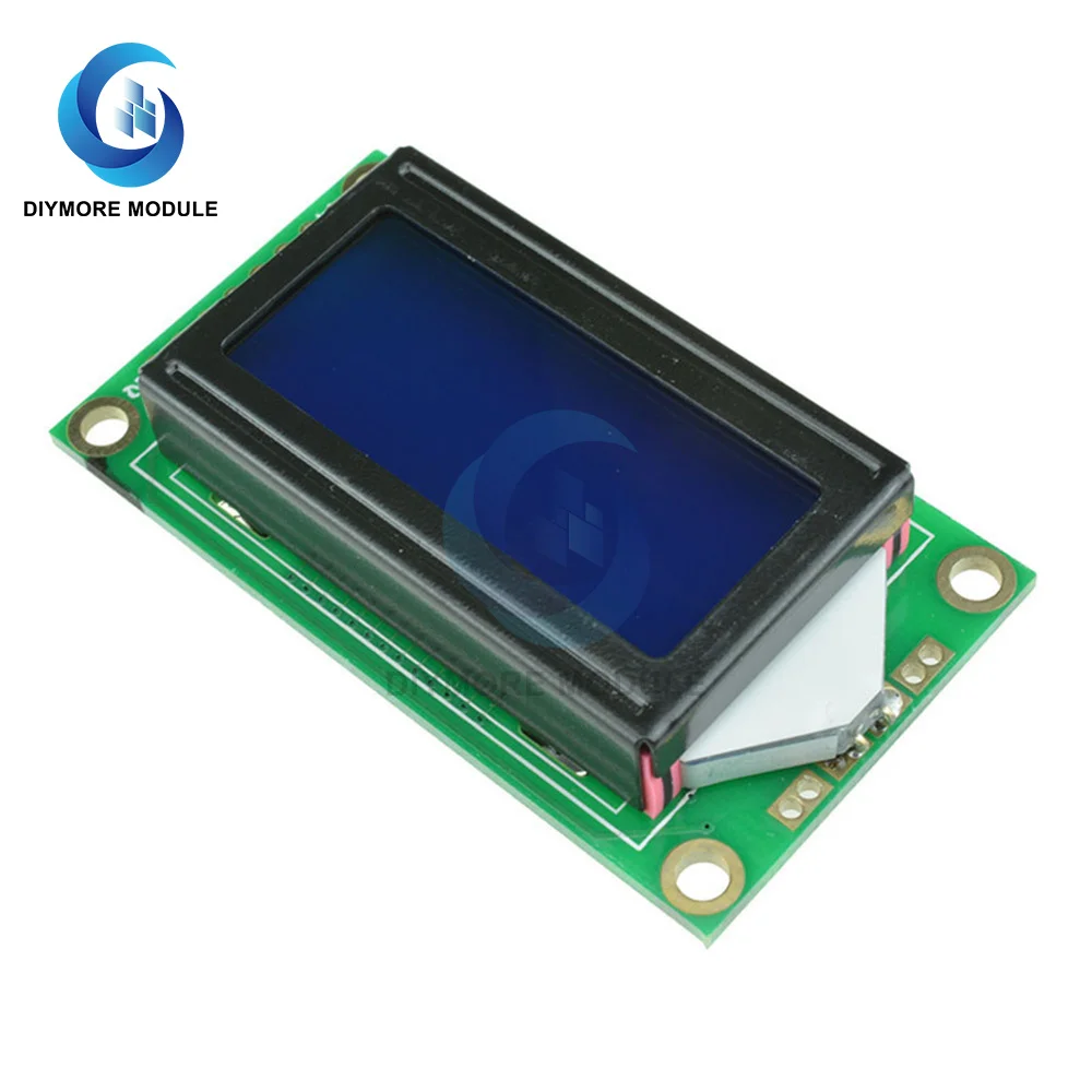 Модуль ЖК-дисплея 0802 8*2 символов Синий/Желтый экран 3 В/5 В монитор с подсветкой для