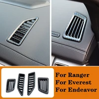4ps carbon fiber color air conditioning dashboard vent cover accessories for ford ranger everest endeavour 2015 2019 2020