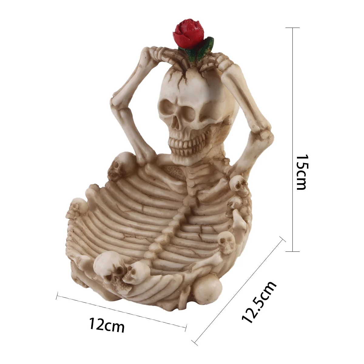 

Ashtray Holiday Gift Home Decoration Resin Skull Halloween Home Club Decor