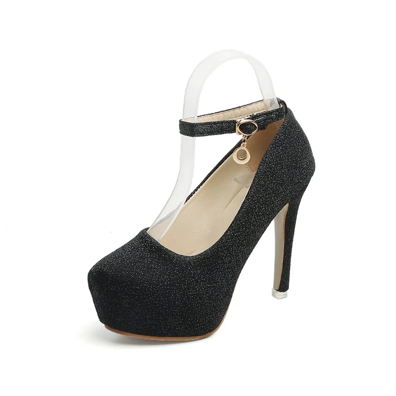 2020 г. новые пикантные женские Туфли Мэри Джейн из органической кожи на высоком