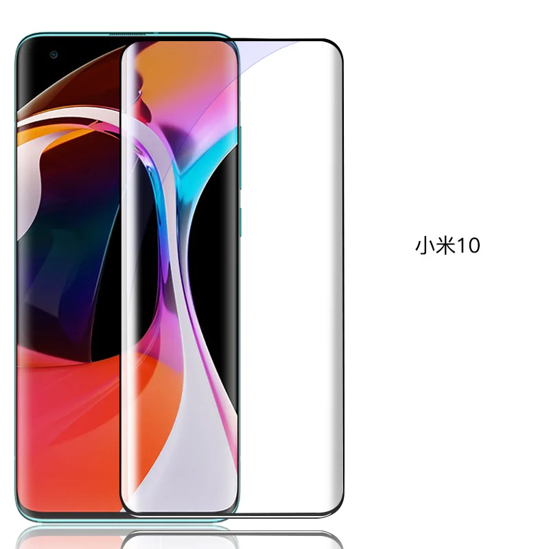 Изогнутое закаленное стекло 9H для Xiaomi Mi 11 Ultra Note 10 Lite CC9 Pro шт. | Мобильные телефоны и
