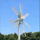 Ветряная Турбина 800 Вт, 48 В, с 6 лопастями и бесплатным контроллером MPPT 48 В, маленькая ветряная турбина для домашнего использования