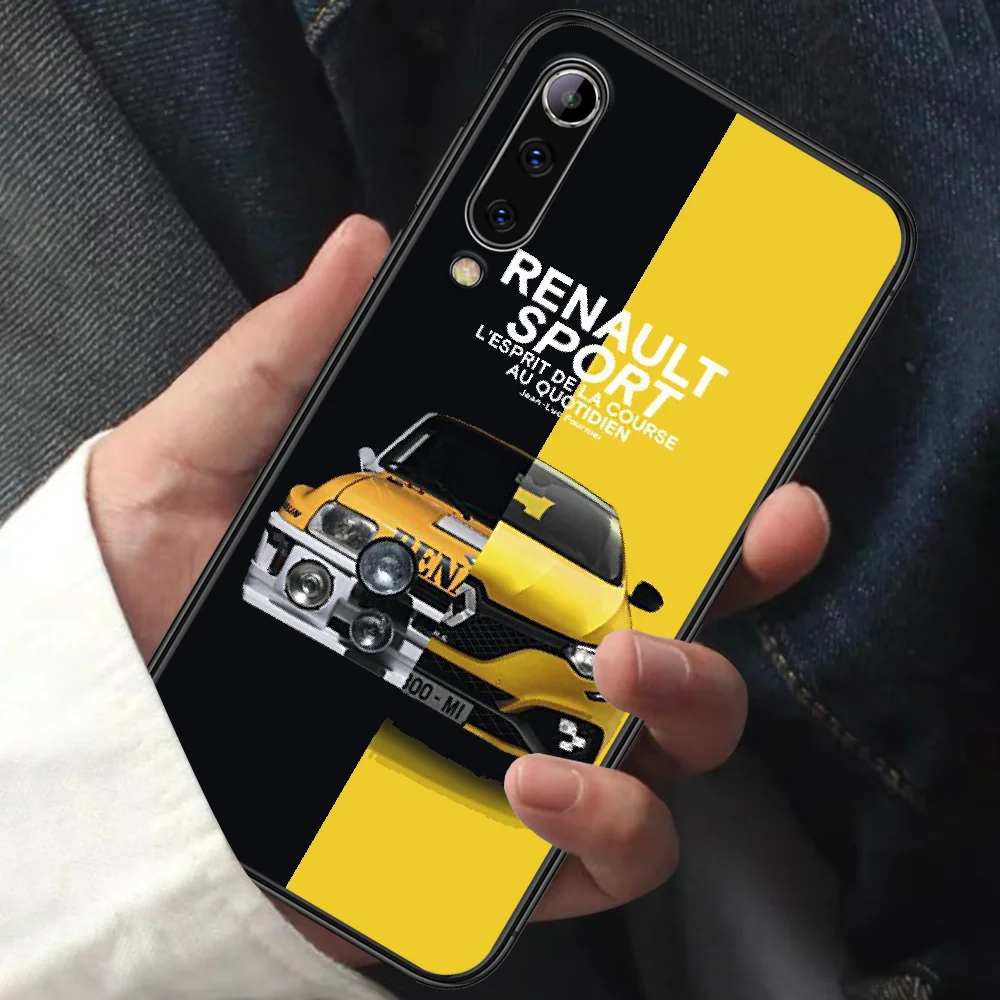 

Renault Rs Car Phone Case For XIAOMI MI Note 8 9 T 10 Pro Lite SE A2 A3 POCO X M MAX 2 3 black Cover Tpu Funda Fashion Prime
