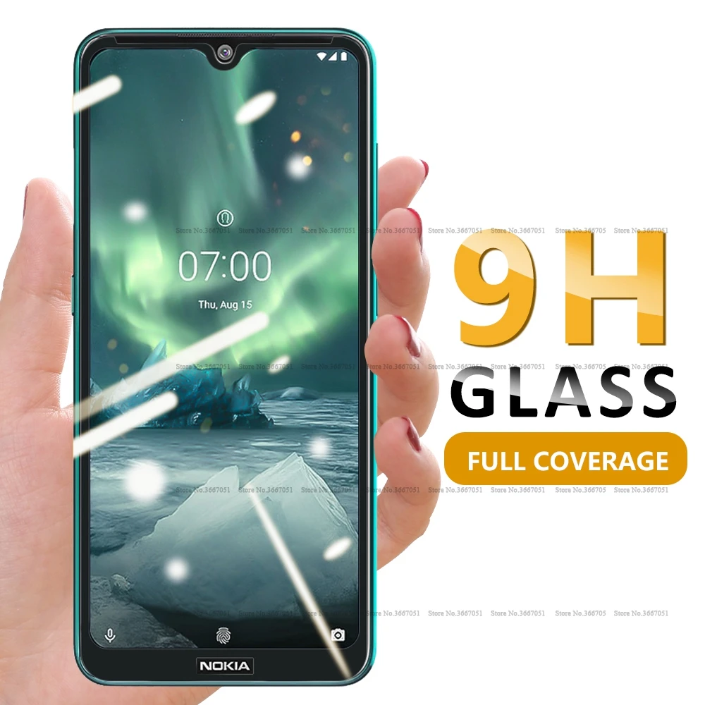 Закаленное стекло с полным покрытием для Nokia 2 3 6 7 8 1 9 4 Plus 9H Защита экрана