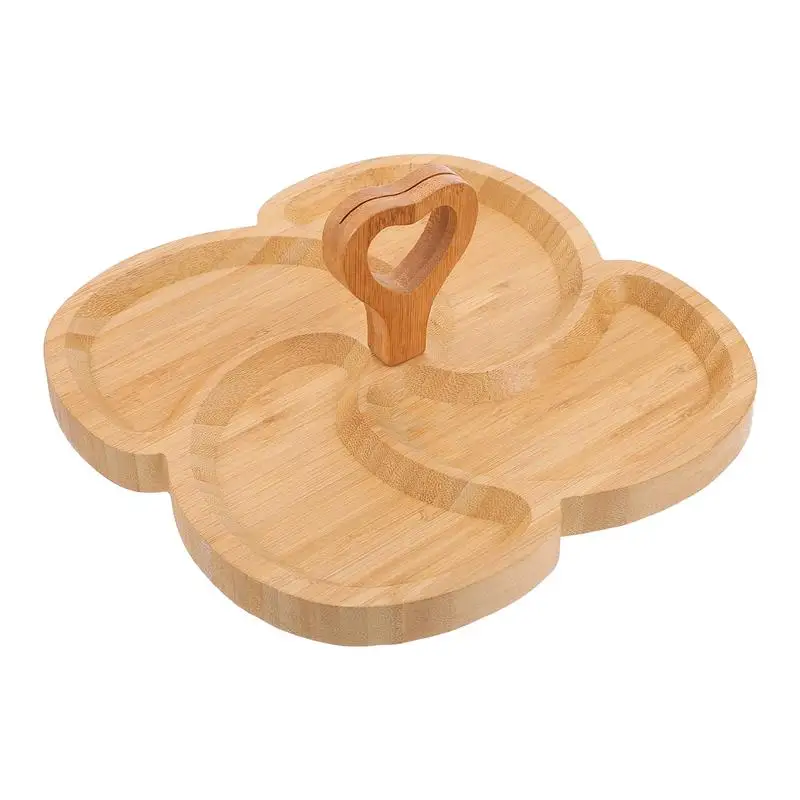 

1pc Multipurpose Premium Food Serving Tray Bamboo Tray for Hotels Home Restaurants
