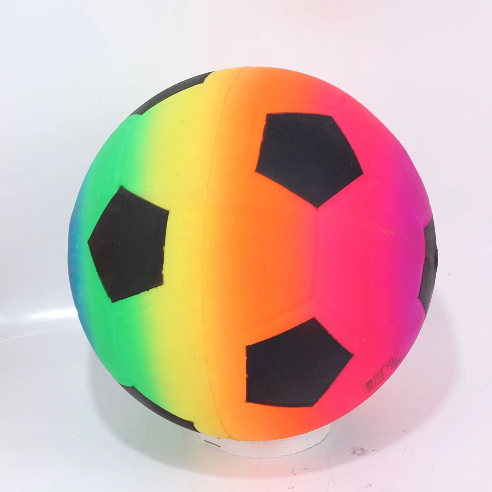 

Children's Rainbow Football, Elastic, Durable, Par K Beach Backyard Summer Kids Outdoor Play Toys Baby Football Game Toys