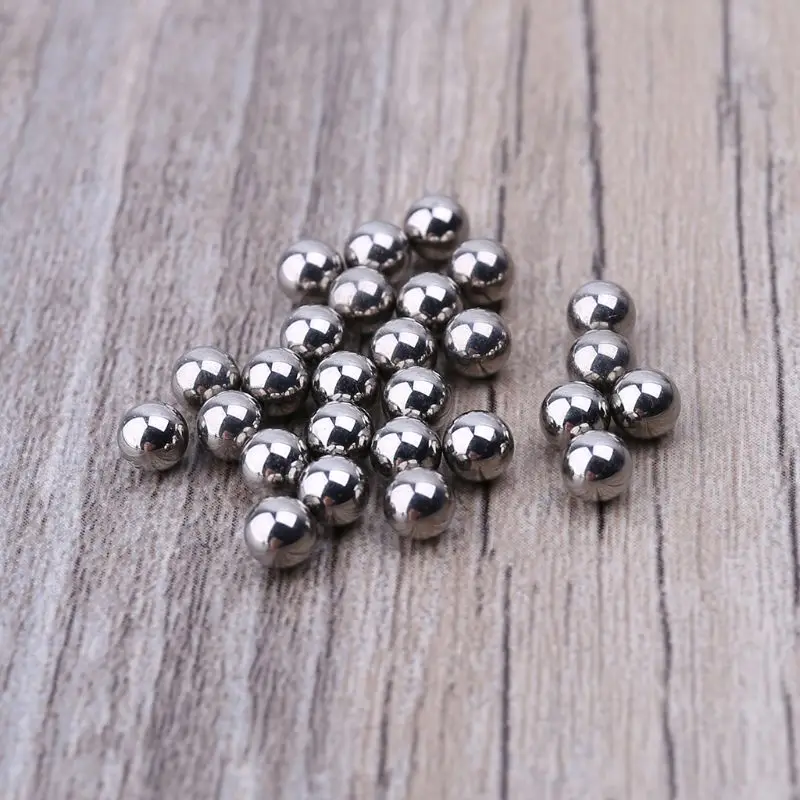 

1 Bag Slingshot Steel Bead 4mm Beads Professional Catapult Outdoor Hunting Shooting Powerful 100pcs Supplies