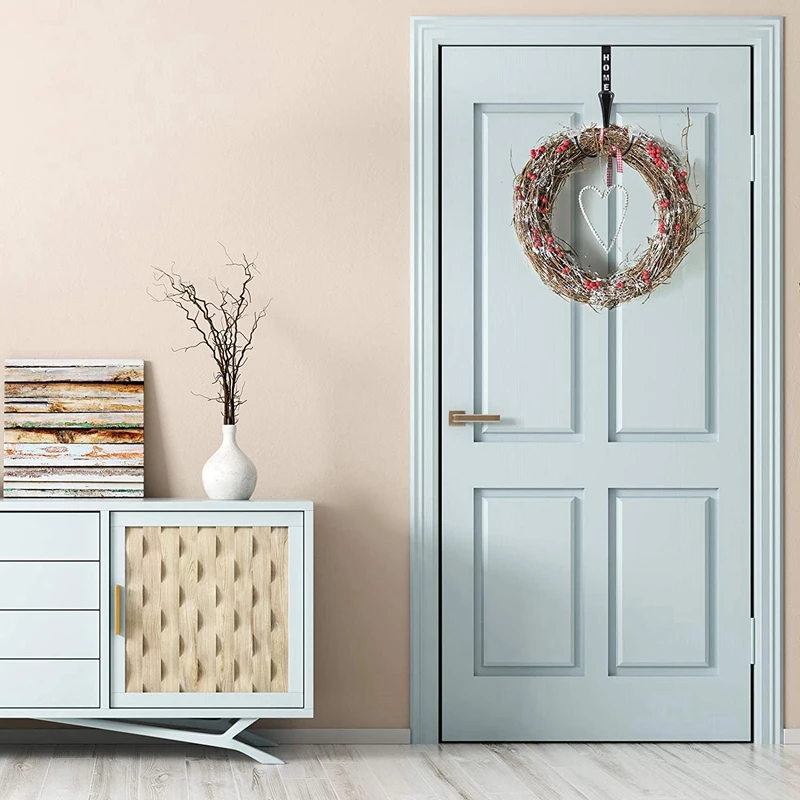 

Over the Door Double Hanger Hooks -2 Pack Metal Twin Hooks Organizer for Hanging Clothes, Coats, Hats, Robes