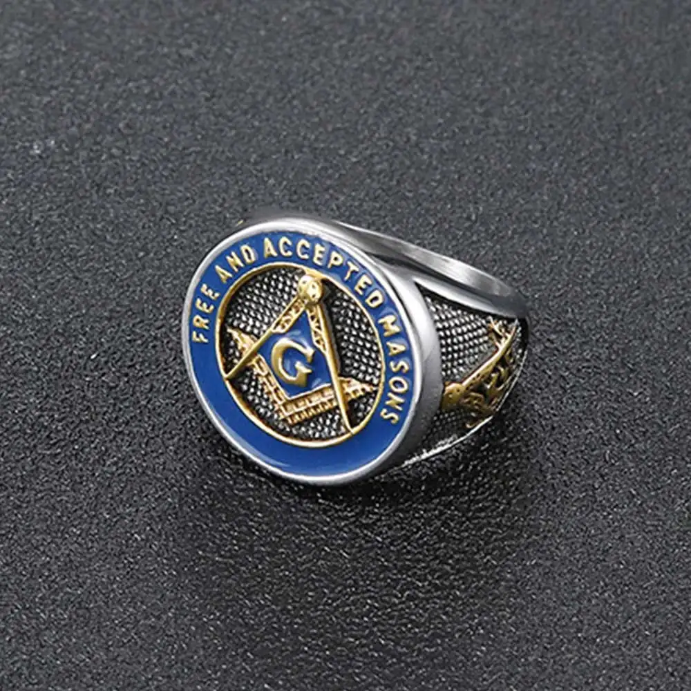 Moocare мужские панк кольца винтажные рок титановые часы мужское ювелирное