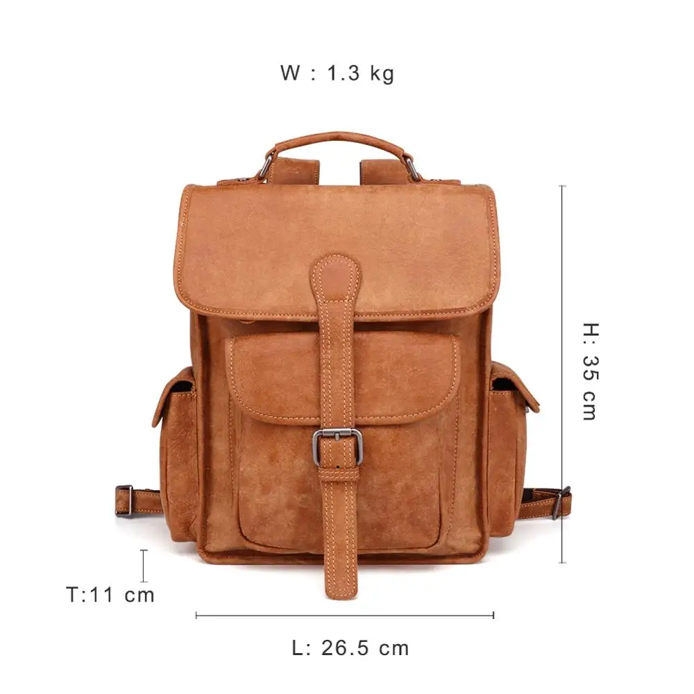 JOGUJOS роскошный кожаный мужской рюкзак из натуральной кожи повседневный модный