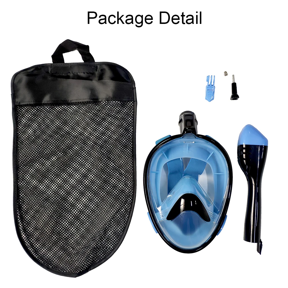 Быстро на русский! Подводная маска для дайвинга противотуманная Полнолицевая