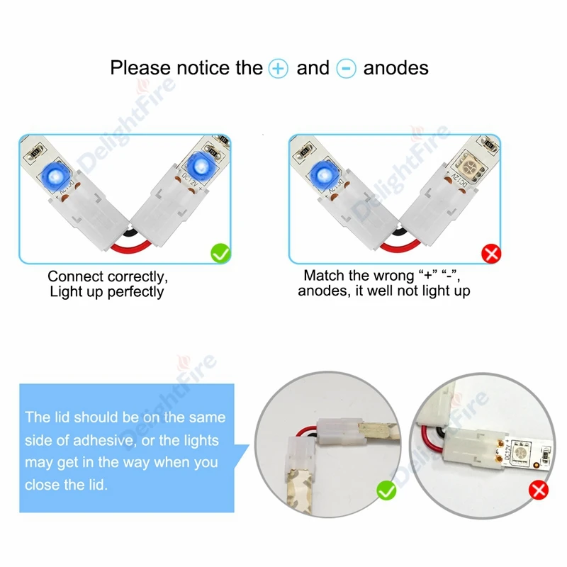 5-100pcs L Shape LED Corner Connectors 2/3/4pin Angle Adjustable Terminal Connector For 8/10mm 3528 5050 SMD RGB Strip Light |