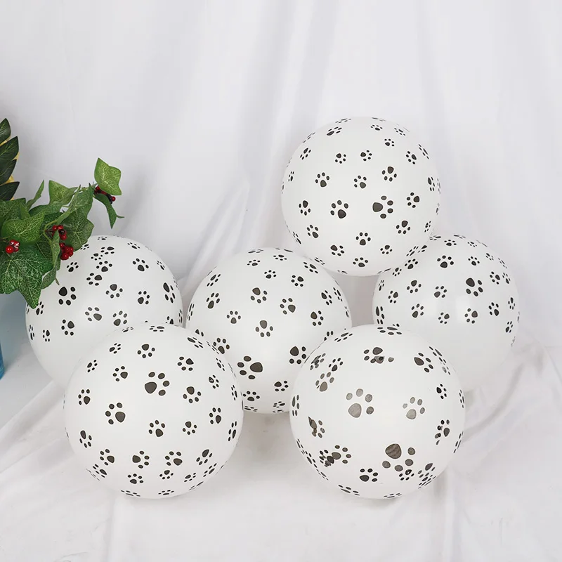 Вечерние круглые шары для футбола 10 шт. 12 дюймов с черным и белым гелием вечерние