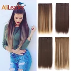 Накладные волосы Alileader Clip-In, 60 см, 44 цвета, 5 зажимов для наращивания волос