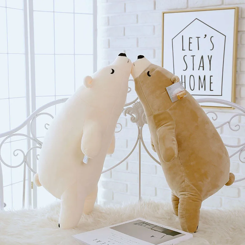 Плюшевая игрушка белого медведя кукла панды спальная подушка для девочки