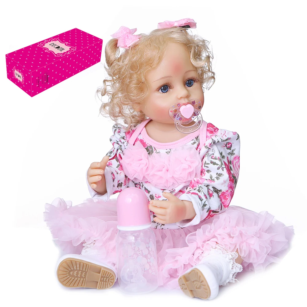 Реалистичная силиконовая кукла-младенец 55 см | Игрушки и хобби