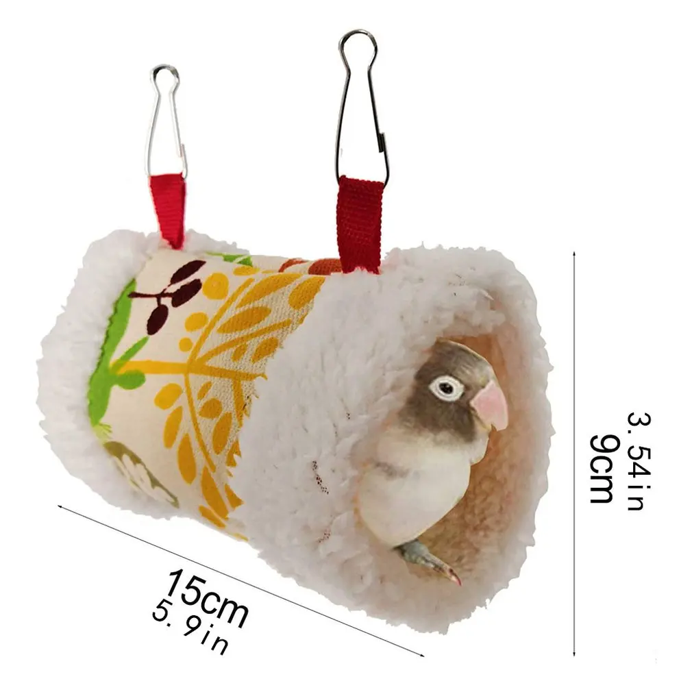 

Warm And Thick Triangular Bird Nest Durable Practical Convenient Warm And Comfortable Cotton Parrot Nest