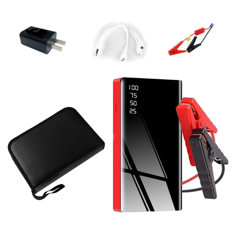 

Car Jump Starter 12V Portable Car Charger Start Jumper Emergency Car Battery