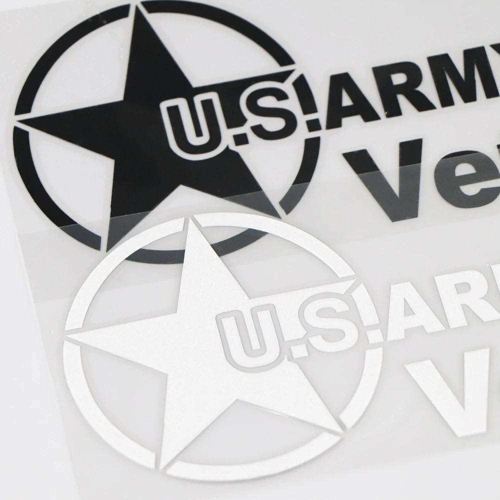 YJZT 19 6 × 7 5 см Виниловая наклейка в виде ветерана армии США автомобильная