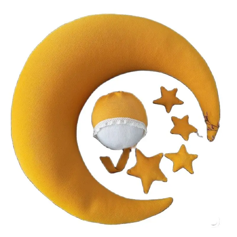 Newborn Photography Props Moon Pillows Stars Baby Shoot Studio Accessories Creative Posing Cushion Mat | Детская одежда и обувь