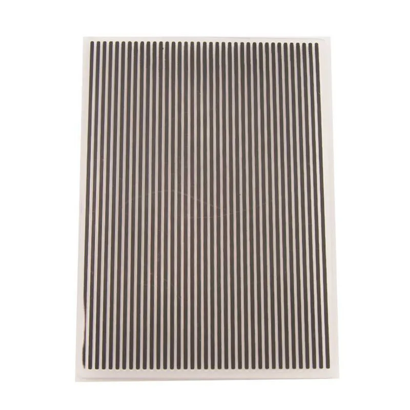 

Plastic Embossing Folders Black Stripe Template DIY Scrapbooking Paper Craft/Card Making Decoration Rectangle 14.8 x 10.5cm 1 Pc