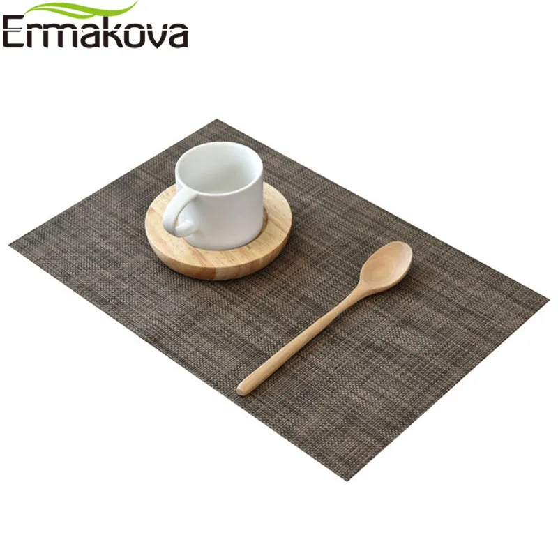 ERMAKOVA 4 шт./лот коврики для стола Нескользящие моющиеся места термостойкие