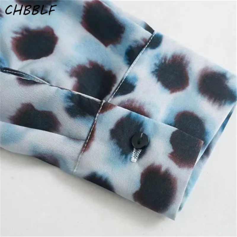 Женское платье с длинным рукавом CHBBLF повседневное плиссированное в стиле ретро