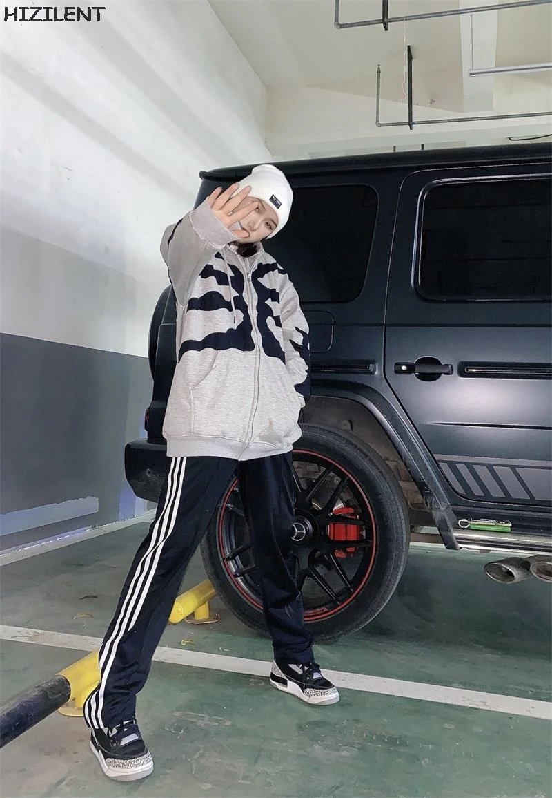 Женская уличная одежда в стиле хип-хоп толстовки большого размера куртка со