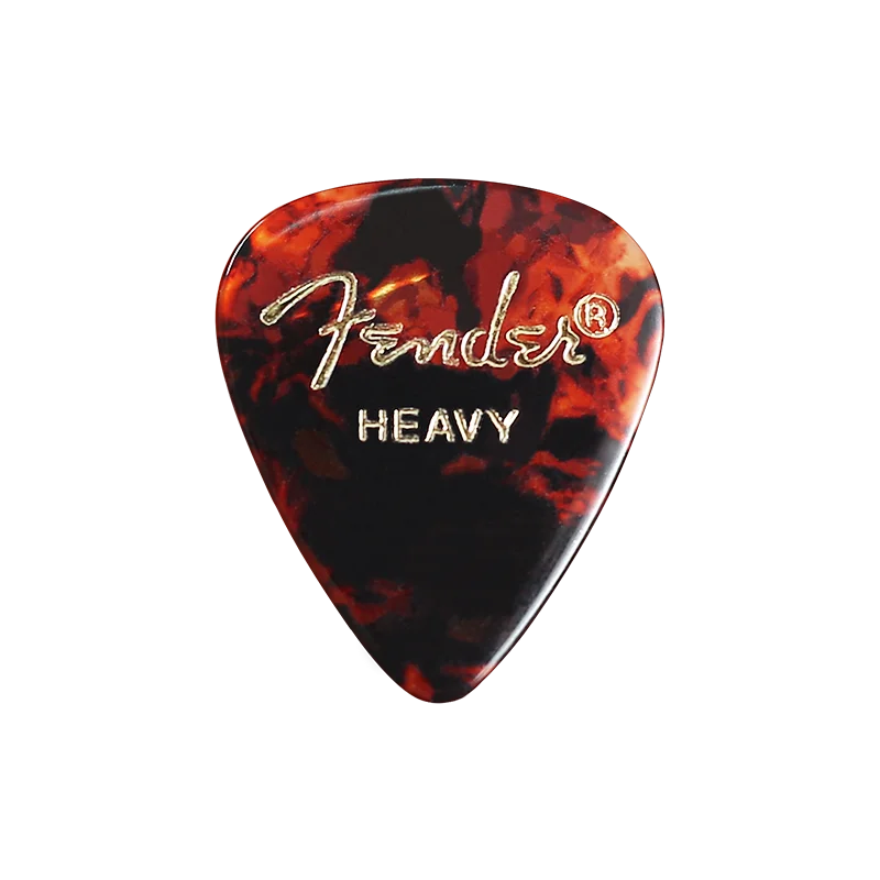 Fender 1 шт. классический медиатор целлюлоидная гитара pick s конфетти акустическая электрическая гладкая гитарная медиатор аксессуары гитарные части - Цвет: B Heavy 1.0mm
