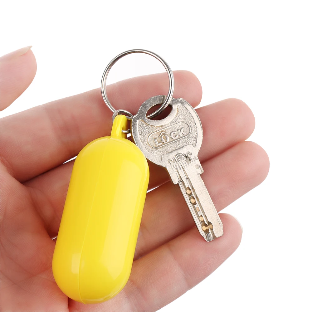 

1/2PCS Plastic PS+Metal Floating Key Ring Kayak Keychain Buoyant Keyring Marine Sailing Float Keys Buckle Rowing Boats Tools