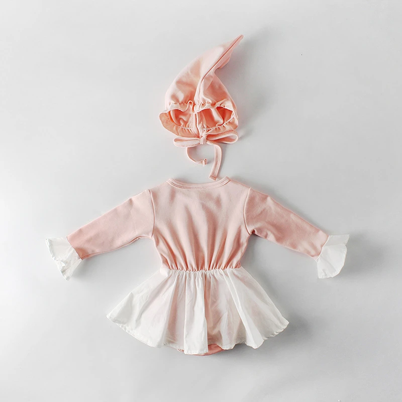 Весенне-осенняя одежда для малышей хлопковые комбинезоны с длинными рукавами