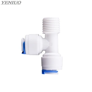 Тройник 14 дюйма с наружным диаметром 14 дюйма, тройник с наружным диаметром 14 дюйма, быстроразъемный соединитель для полиэтиленовых труб, без замка, фильтр обратного осмоса для обратного осмоса