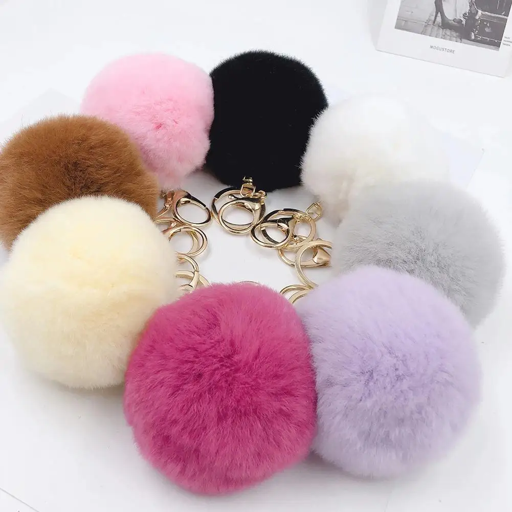 

1 шт., 8 см брелок для ключей из искусственного меха