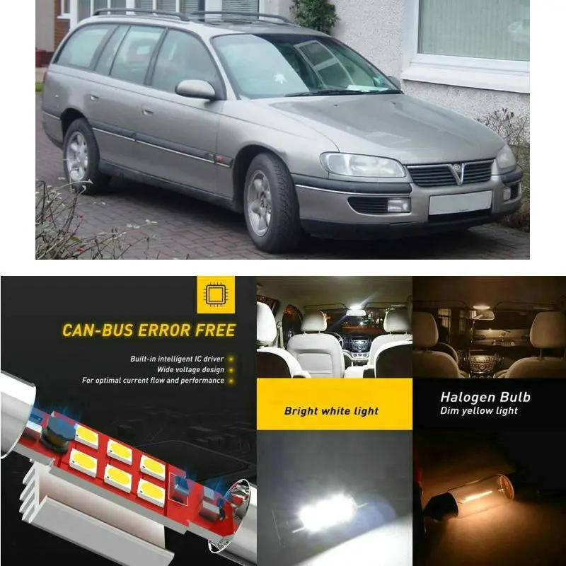 Светодиодный интерьер автомобиля огни для Opel omega b универсал седан v94 тигра s93 купе