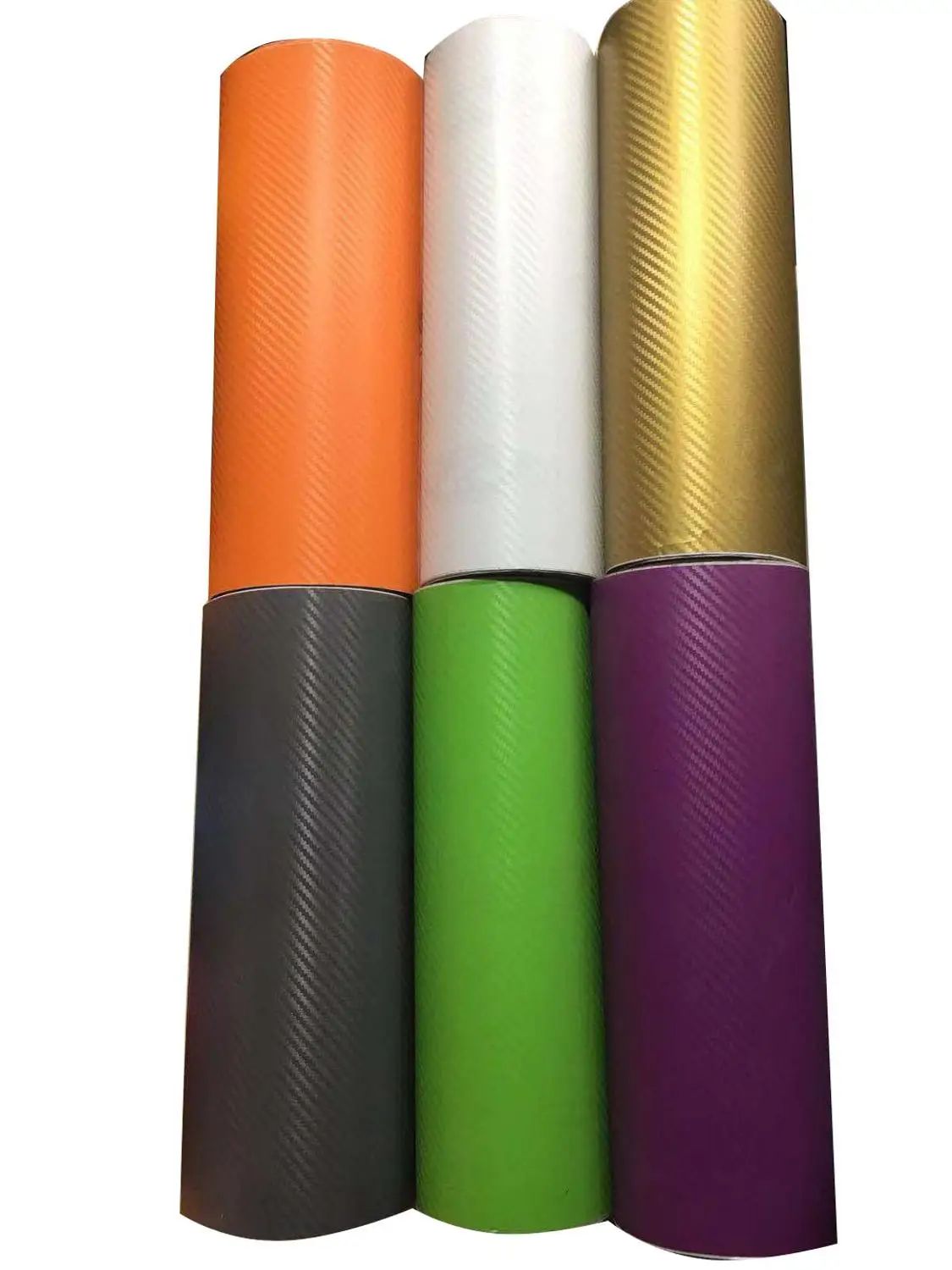 10x127 см 3D глянцевая виниловая пленка из углеродного волокна автомобильный