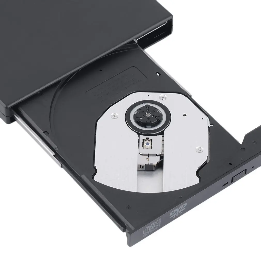 Новейший USB 2 0 Внешний DVD комбинированный фонарь привод CD + RW ROM черный|Оптические