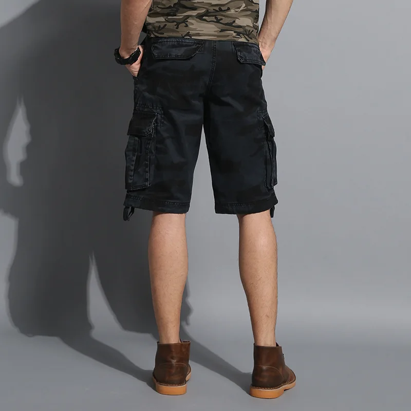 Мужские камуфляжные шорты карго Battle Field повседневные хлопковые Свободные
