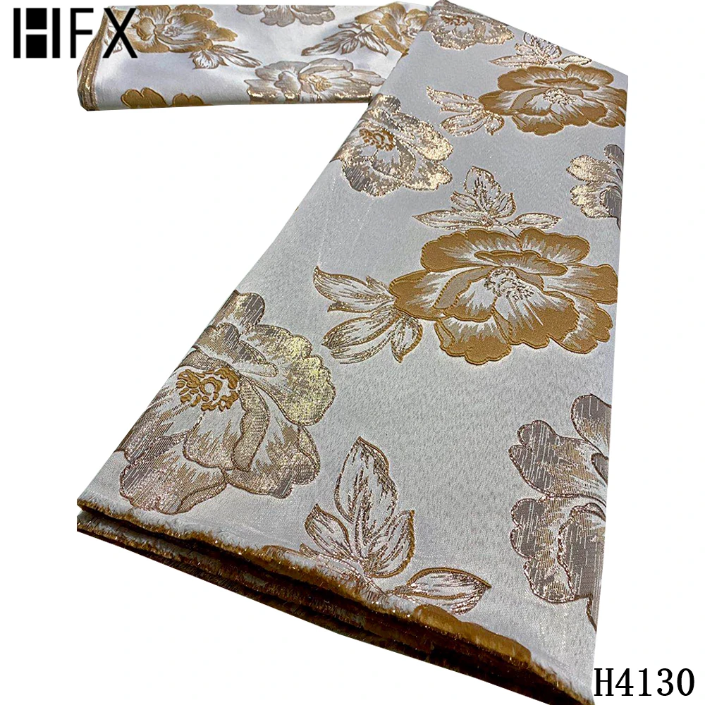 HFX 2020 горячая Распродажа Африканское парчовое кружевная ткань с жаккардовым