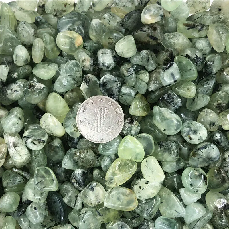 

Wholesale 50g 9-15mm Natural Prehnite Green Grape Quartz Crystal Gravel Stone Decoration Natural Quartz Crystals