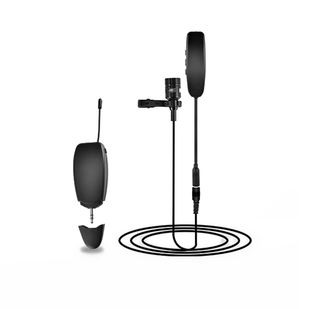 

1 Drag 1 30 Meters Wireless Headset Clip On Microphone With Intelligent Noise Reduction Ergonomic Design Large Capacity Battery