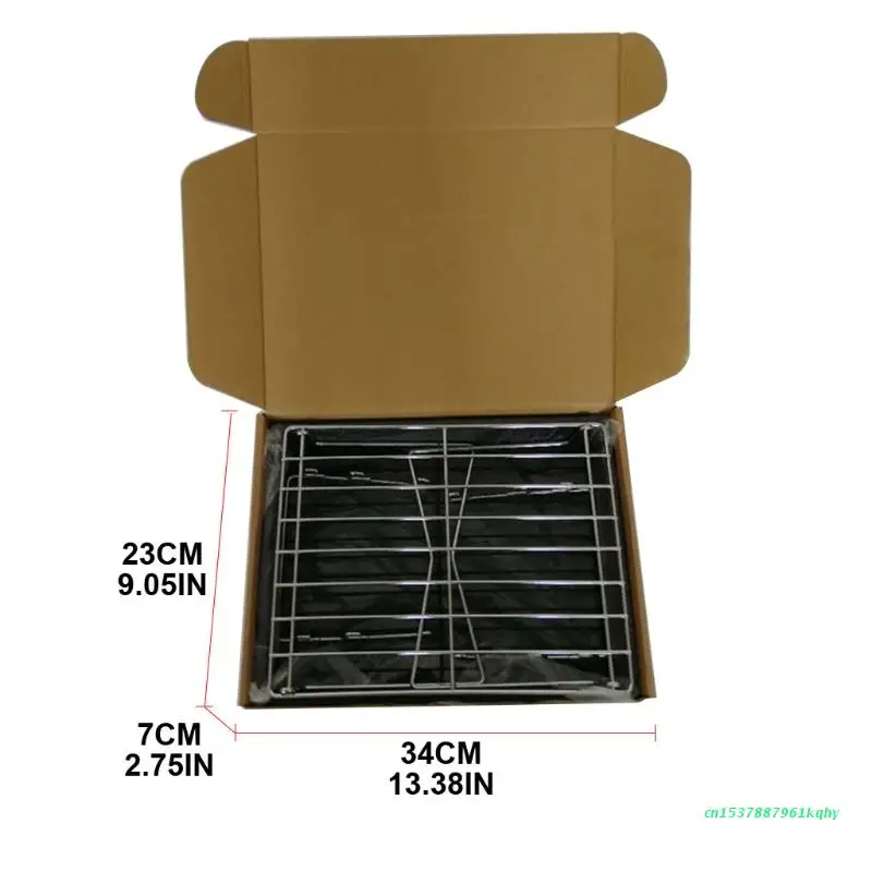 

Portable Foldable Barbecue Charcoal Grill Aluminum Alloy BBQ Tool Kits Outdoor