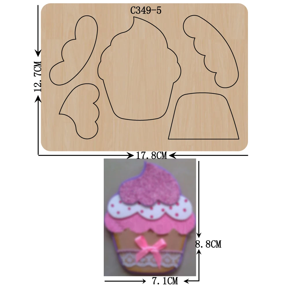 Новый деревянный высекальный станок для мороженого скрапбукинг высекальные