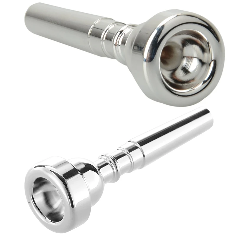 Качественный 2 шт. с металлическим покрытием Серебряный трубный мундштук для Yamaha