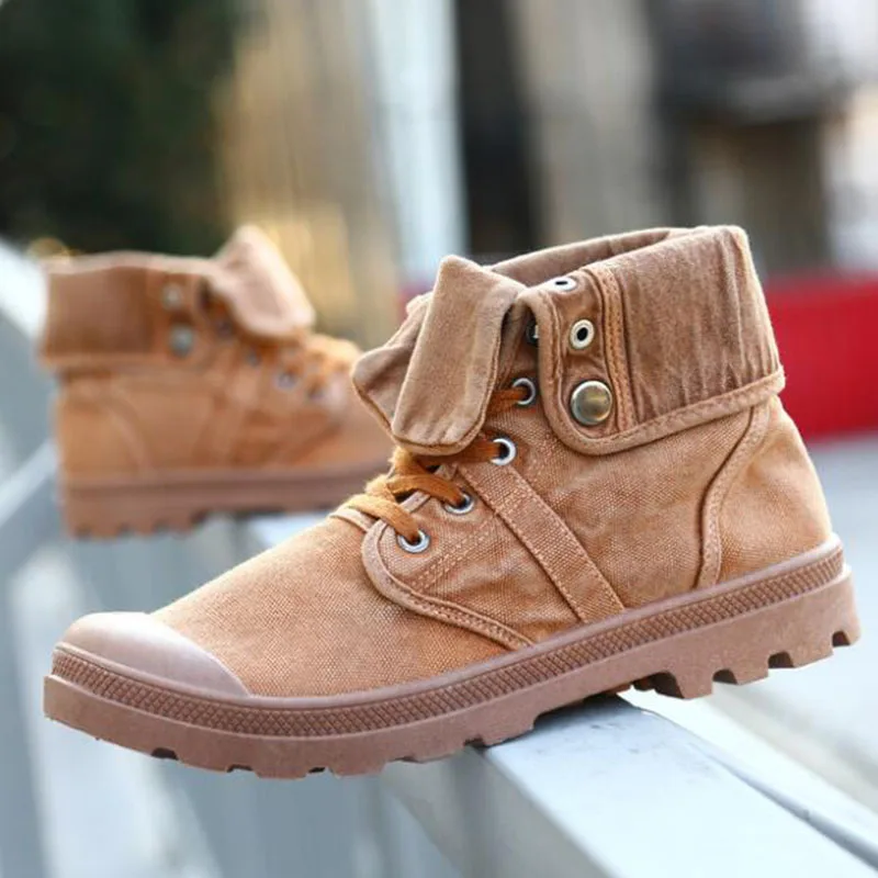 2021 Fashion Martin shoes Spring Autumn Men Sneakers Lace Up Breathable Men's Shoes High Top Canvas Casual 45 |
