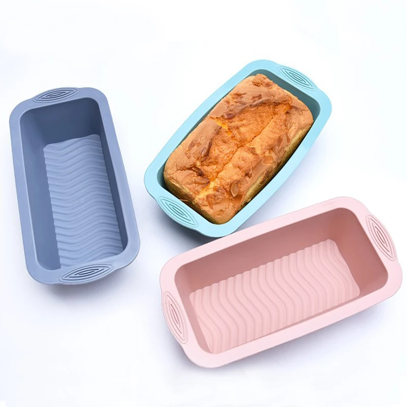 Силиконовая форма для выпечки тортов набор Круглый квадратный тостер хлеб