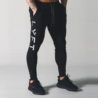 mens sweatpants man gym sport running fitness joggers workout trousers male training exercise cotton side zipper pants